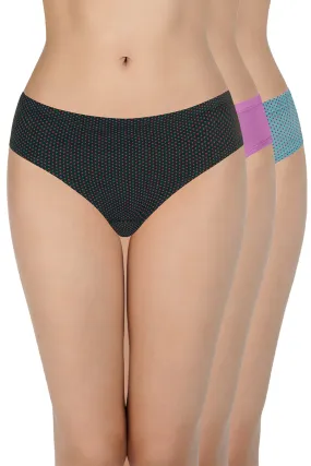 100% Cotton Bikini Panty Pack (Pack of 3) - D007 - Multi