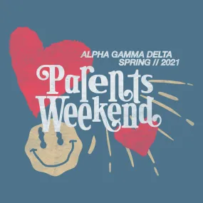 Alpha Gamma Delta Parents Weekend Design