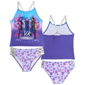 Descendants Tankini Top and Bikini Bottom Swim Set