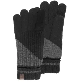 Gants Homme Maille recyclée Noir