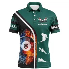 Polo De Billard Professionnel Personnalisé, Table Vert, Jeu De La 8, Cadeau Fan Billard - CT28062340