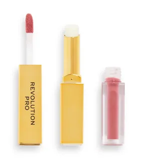 Revolution Pro - Dúo de labial líquido   bálsamo Supreme Stay 24HR - Velvet