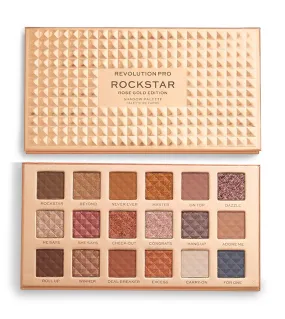 Revolution Pro - Paleta de sombras Rockstar - Rose Gold Edition